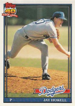 #770 Jay Howell - Los Angeles Dodgers - 1991 O-Pee-Chee Baseball