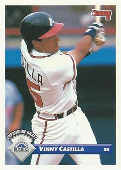 #770 Vinny Castilla - Colorado Rockies - 1993 Donruss Baseball