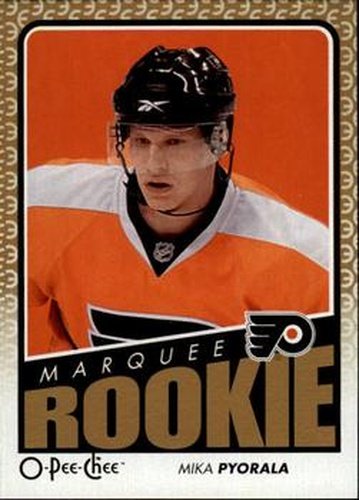 #770 Mika Pyorala - Philadelphia Flyers - 2009-10 O-Pee-Chee Hockey