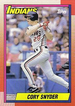 #770 Cory Snyder - Cleveland Indians - 1990 Topps Baseball