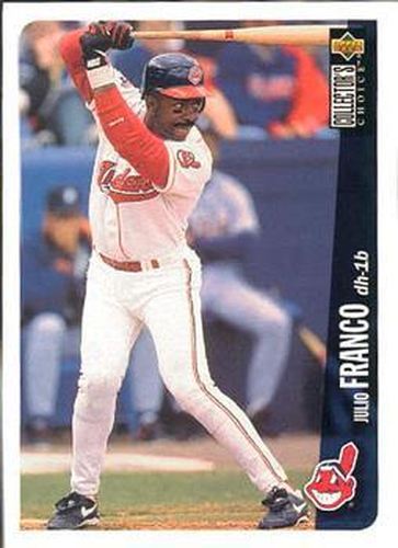 #770 Julio Franco - Cleveland Indians - 1996 Collector's Choice Baseball
