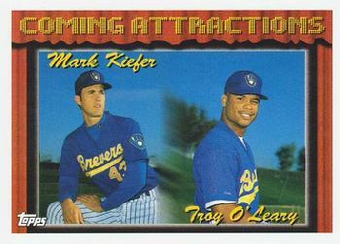 #770 Mark Kiefer / Troy O'Leary - Milwaukee Brewers - 1994 Topps Baseball