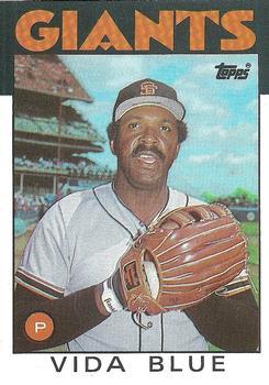 #770 Vida Blue - San Francisco Giants - 1986 Topps Baseball