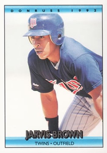 #770 Jarvis Brown - Minnesota Twins - 1992 Donruss Baseball