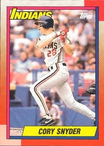 #770 Cory Snyder - Cleveland Indians - 1990 O-Pee-Chee Baseball