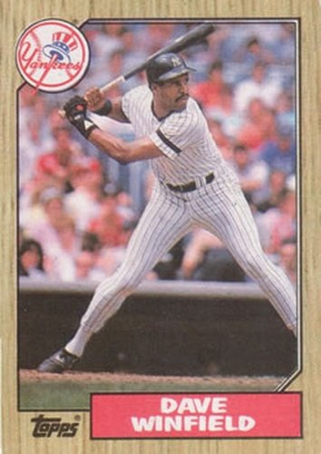 #770 Dave Winfield - New York Yankees - 1987 Topps Baseball