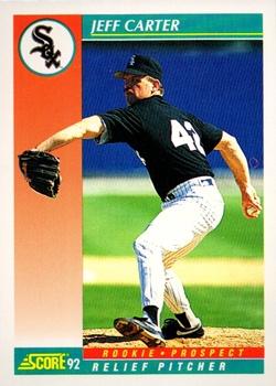 #770 Jeff Carter - Chicago White Sox - 1992 Score Baseball