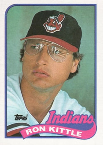 #771 Ron Kittle - Cleveland Indians - 1989 Topps Baseball