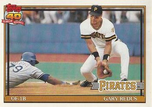 #771 Gary Redus - Pittsburgh Pirates - 1991 O-Pee-Chee Baseball