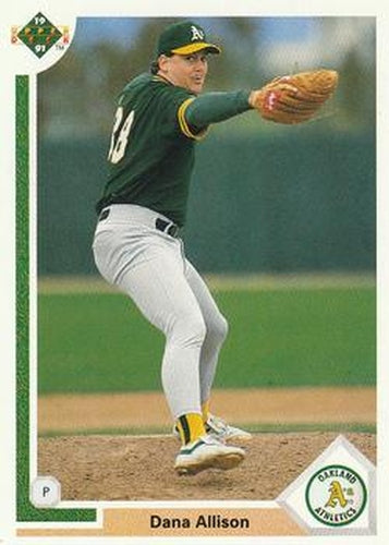 #771 Dana Allison - Oakland Athletics - 1991 Upper Deck Baseball