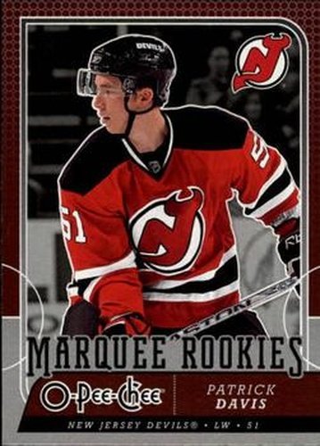 #771 Patrick Davis - New Jersey Devils - 2008-09 O-Pee-Chee Hockey
