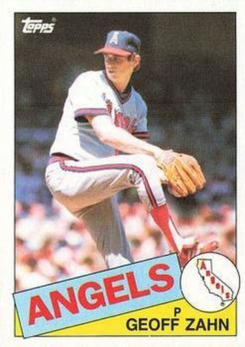 #771 Geoff Zahn - California Angels - 1985 Topps Baseball