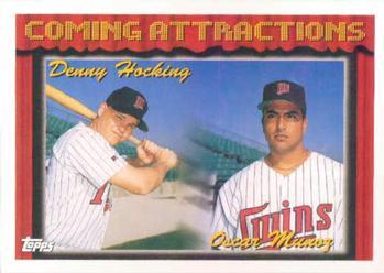 #771 Denny Hocking / Oscar Munoz - Minnesota Twins - 1994 Topps Baseball