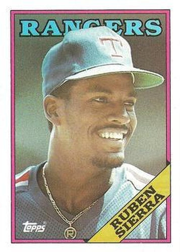 #771 Ruben Sierra - Texas Rangers - 1988 Topps Baseball