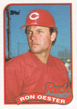 #772 Ron Oester - Cincinnati Reds - 1989 Topps Baseball