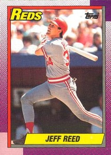 #772 Jeff Reed - Cincinnati Reds - 1990 O-Pee-Chee Baseball