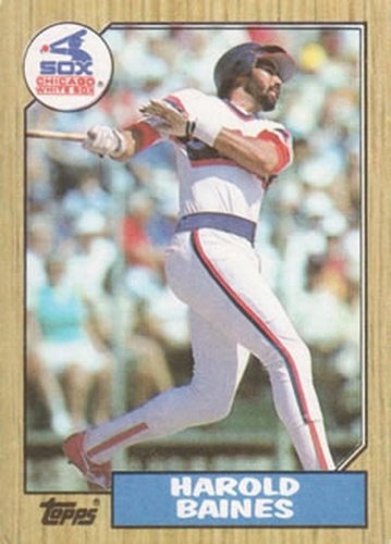 #772 Harold Baines - Chicago White Sox - 1987 Topps Baseball