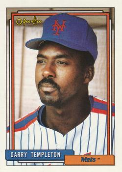 #772 Garry Templeton - New York Mets - 1992 O-Pee-Chee Baseball
