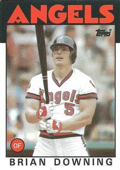 #772 Brian Downing - California Angels - 1986 Topps Baseball