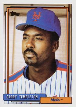 #772 Garry Templeton - New York Mets - 1992 Topps Baseball