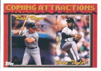#772 Russ Davis / Brien Taylor - New York Yankees - 1994 Topps Baseball