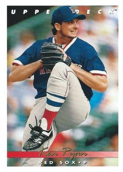 #772 Ken Ryan - Boston Red Sox - 1993 Upper Deck Baseball