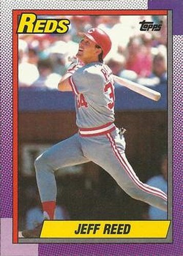 #772 Jeff Reed - Cincinnati Reds - 1990 Topps Baseball