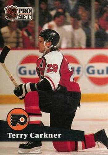 #173 Terry Carkner - 1991-92 Pro Set Hockey