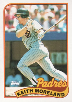 #773 Keith Moreland - San Diego Padres - 1989 Topps Baseball