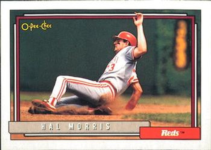 #773 Hal Morris - Cincinnati Reds - 1992 O-Pee-Chee Baseball
