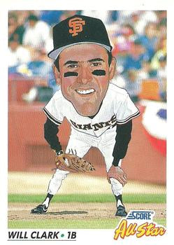 #773 Will Clark - San Francisco Giants - 1992 Score Baseball