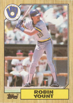 #773 Robin Yount - Milwaukee Brewers - 1987 Topps Baseball
