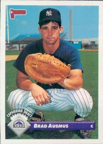 #773 Brad Ausmus - Colorado Rockies - 1993 Donruss Baseball