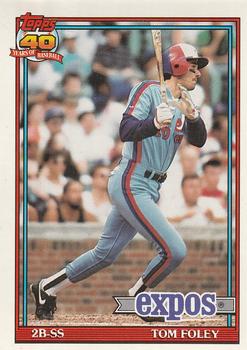#773 Tom Foley - Montreal Expos - 1991 O-Pee-Chee Baseball