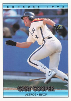 #774 Gary Cooper - Houston Astros - 1992 Donruss Baseball