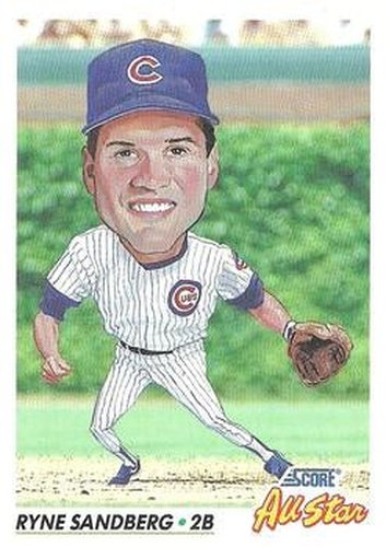 #774 Ryne Sandberg - Chicago Cubs - 1992 Score Baseball