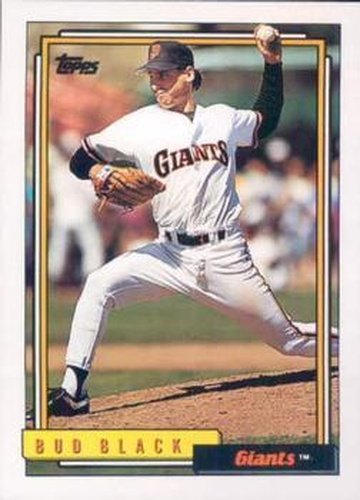 #774 Bud Black - San Francisco Giants - 1992 Topps Baseball
