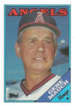 #774 Gene Mauch - California Angels - 1988 Topps Baseball