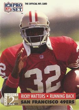#774 Ricky Watters - San Francisco 49ers - 1991 Pro Set Football