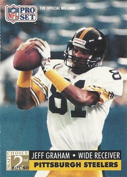 #775 Jeff Graham - Pittsburgh Steelers - 1991 Pro Set Football