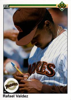 #775 Rafael Valdez - San Diego Padres - 1990 Upper Deck Baseball