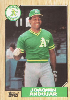 #775 Joaquin Andujar - Oakland Athletics - 1987 Topps Baseball