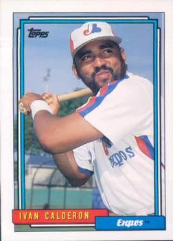 #775 Ivan Calderon - Montreal Expos - 1992 Topps Baseball