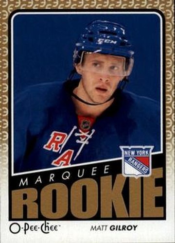 #776 Matt Gilroy - New York Rangers - 2009-10 O-Pee-Chee Hockey