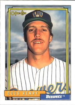 #776 Doug Henry - Milwaukee Brewers - 1992 O-Pee-Chee Baseball