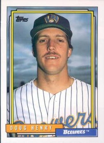 #776 Doug Henry - Milwaukee Brewers - 1992 Topps Baseball