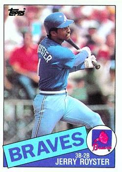 #776 Jerry Royster - Atlanta Braves - 1985 Topps Baseball