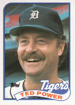 #777 Ted Power - Detroit Tigers - 1989 Topps Baseball
