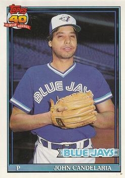 #777 John Candelaria - Toronto Blue Jays - 1991 O-Pee-Chee Baseball