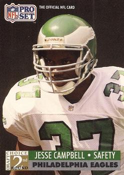 #777 Jesse Camell - Philadelphia Eagles - 1991 Pro Set Football